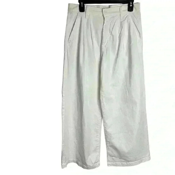 MOTHER The Pouty Prep Crop Cuff in Breaking Waves Size 28 - Picture 2 of 12